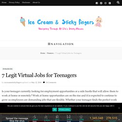 7 Legit Virtual Jobs for Teenagers