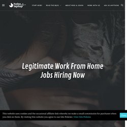 legitimate work from home jobs hiring now