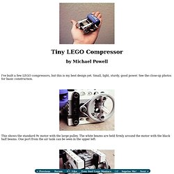 LEGO Compressor