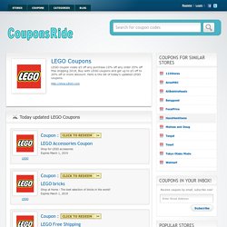 Lego Coupon Code $5 off