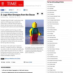 Lego Man Emerges from the Ocean - The Top 10 Everything of 2011