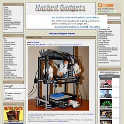 Lego 3D Printer - Hacked Gadgets - DIY Tech Blog