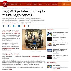 Lego 3D printer itching to make Lego robots