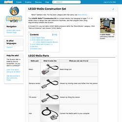 LEGO WeDo Construction Set