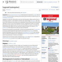 Legrand (entreprise)