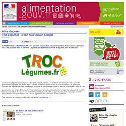 Troc Légumes, le bon coin version potager