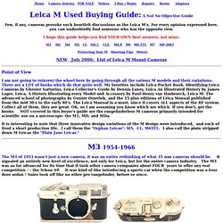 Leica M Guide
