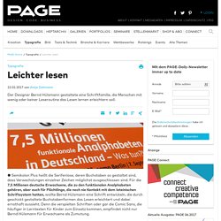 Leichter lesen / PAGE online