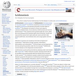 WIKIPEDIA – Leishmaniasis.