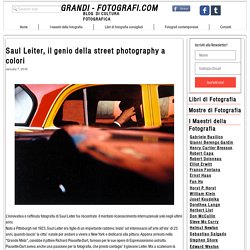 Saul Leiter, il genio della street photography a colori