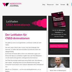 Der Leitfaden für CSS3-Animationen - Webdesign Journal