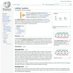 Leitner system