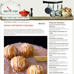 Lemon and Vanilla Cupcakes