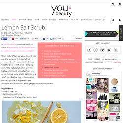 Lemon Salt Scrub