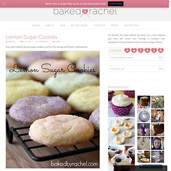 Lemon Sugar Cookies