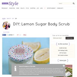 Lemon Sugar Scrub