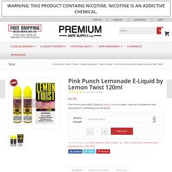 Pink Punch Lemonade by Lemon Twist 120ml
