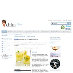 Home-made Lemonade - Vegetarian food