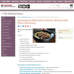 Lemongrass Marinated Chicken Breast with Olive Couscous - Recipes