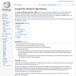 Lempel-Ziv-Markow-Algorithmus
