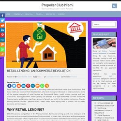 Retail Lending: An Ecommerce Revolution - Paymonk