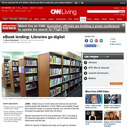 eBook lending: Libraries go digital