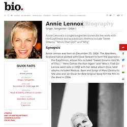 Annie Lennox Biography