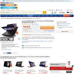 Lenovo IdeaPad Yoga 13 pas cher - Achat vente