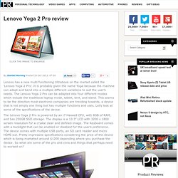 Lenovo Yoga 2 Pro review