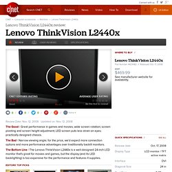 Lenovo ThinkVision L2440x LCD Monitor reviews