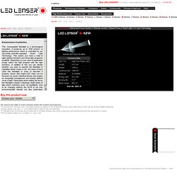 LED LENSER - X21R LED flashlight - X Series - High Performance Line