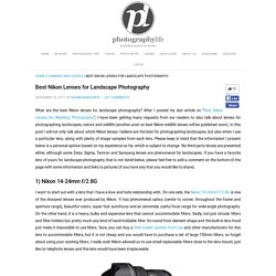 Best Nikon Lenses for Landscape Photography