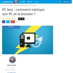 PC lent : comment nettoyer son PC et le booster ?