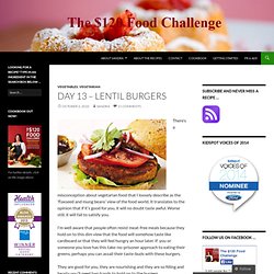 Day 13 – Lentil Burgers « The