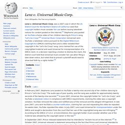 Lenz v. Universal Music Corp.