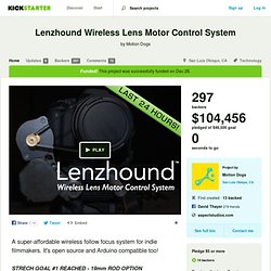 Lenzhound Wireless Lens Motor Control System by Motion Dogs