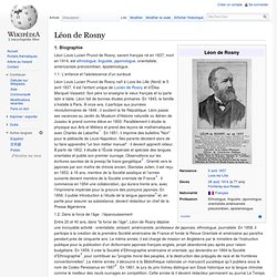 Léon de Rosny