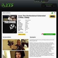 Leon The Professional Extended (1994) 1080p