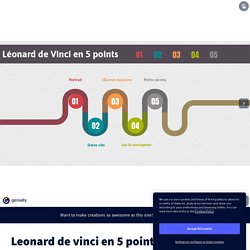 Leonard de vinci en 5 points by studioftv on Genially