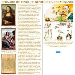 Léonard de Vinci, le génie de la Renaissance