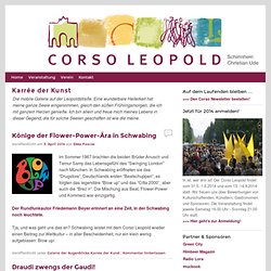 Karrée der Kunst - Corso Leopold - München - Leopoldstrasse