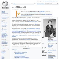 Leopold Stokowski - Wikipedia