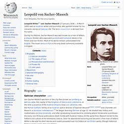 Leopold von Sacher-Masoch