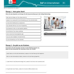 Online-Lernkomponente DaF im Unternehmen Fragebogen