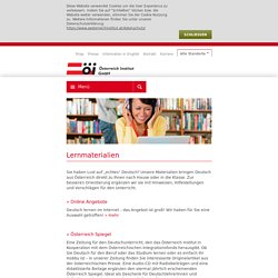 Lernmaterialien - Österreich Institut