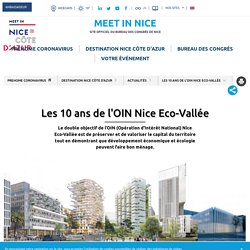 Les 10 ans de l'OIN Nice Eco-Vallée
