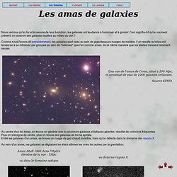 Les amas de galaxies