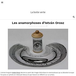 Les anamorphoses d'István Orosz