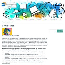 Les applis-livres