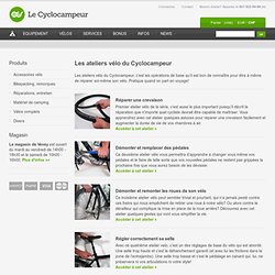 Les ateliers vélo du Cyclocampeur